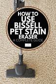 How to Use Bissell Pet Stain Eraser