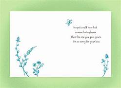 What to Write in a Pet Sympathy Card