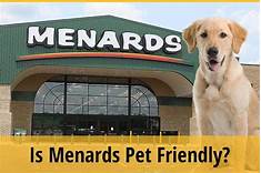 Is Menards Pet Friendly?