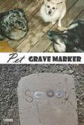 How to Make a Pet Grave Marker