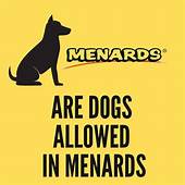 Are Pets Allowed in Menards?